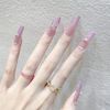 Nail Tips, Pack of 24, Purple Gradation, Cute Bear Chan, Wedding, Party, Holiday, Dating, Prom, Daily Life