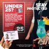 Challenge 25 Under 18 Sign - Drink Aware A4 Licensing law - LAMINATED Poster