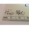 Sterling Silver 12x8mm Small Gecko Lizard Studs Earrings! Southwest!