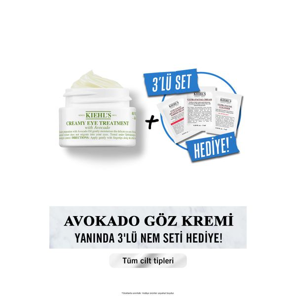 CREAMY EYE TREATMENT ANTİ-FİNE LİNE EYE CREAM WİTH AVOCADO 14 ML DEMBA3780