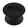 Black and Gray American Flag Design PopSockets Swappable PopGrip