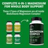Magnesium Complex Supplement Extra Strength 350mg High Absorption Magnesium 90ct