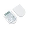 Gardinia Bracket for Roller Blinds, 2-Pack, Includes White Decorative Caps, Ceiling, Wall Or Recess Fitting, Plastic/Metal, 6996