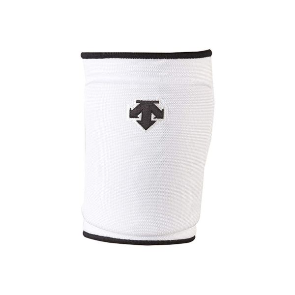 DESCENTE DVB-8601 Volleyball Supporter, Knee Pad, White x Black (WHT)