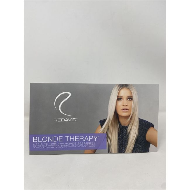 Redavid Blonde Therapy Trio Samples Shampoo & Conditioner & Dual Therapy 5mL Ea.