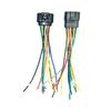 6" ASSEMBLED WATERPROOF 12 PIN ELECTRICAL 1.8MM AWG WIRE CONNECTOR PLUG