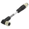 Sensor Cord, 5P M12 Plug to M12 Receptacle, 3.3', Sensor Actuator Cable Assemblies, TAA756A1611-002
