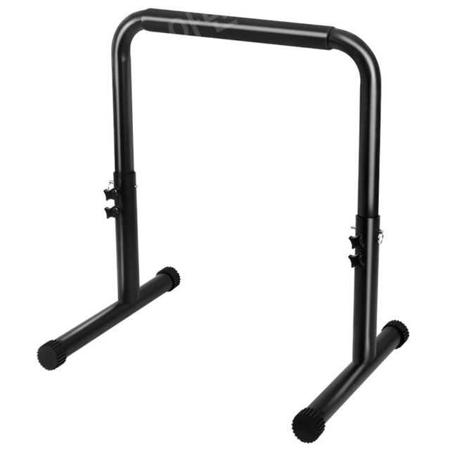 Dipsbar Equalizer Bar Parallel Bars Household Inverted Rowbar, Black 78-100 cm