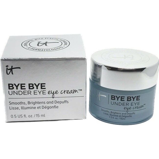 It Cosmetics Bye Bye Under Eye Brightening Eye Cream 0.5 fl. oz. | 15mL Depuffs