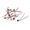 sourcing map 10pcs 6mm x 3.5mm Mini Electret Microphone Condenser Pickup w Lead