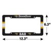 GRAPHICS & MORE Towson University Dad License Plate Tag Frame