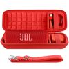 (Case Only) JBL Flip7/Flip6 Bluetooth Speaker Flip 7/Flip 6 Storage Case, Red - co2CREA