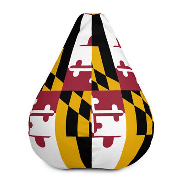 Maryland Flag Bean Bag Chair Cover