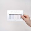 Monolike Color Palette Sticky Grid 500 B Set 4p - 30 Sheets Per Design, Sticky Notes