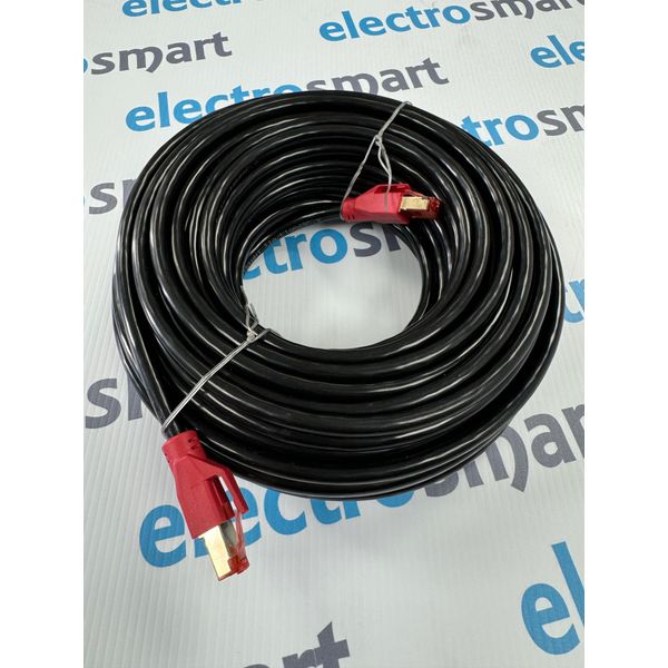 Beetronic 10m CAT7 Copper Black Outdoor External Ethernet Network Patch Cable PE CAT 7 10 GBPS