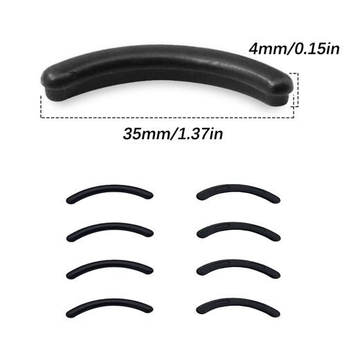 Pack of 8 Eyelash Curler Pads, Eyelash Curler Refill Pads, Silicone Eyelash Curler Fills Pad