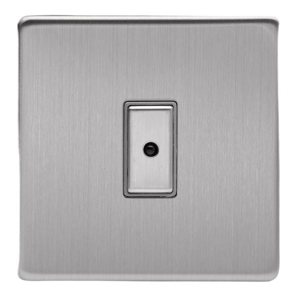 Varilight JDSE101S Dimmer Switch Brushed Steel 1 Gang