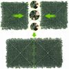 24PCS Artificial Grass Garden Privacy Screen Garden Home Backdrop Wall Decor