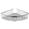 Konhard CS003 Bathroom Corner Shelf Wall Mount, Stainless Steel