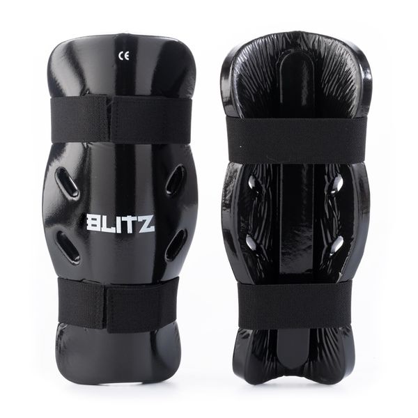 Blitz Dipped Foam Shin Guards - Black - Medium