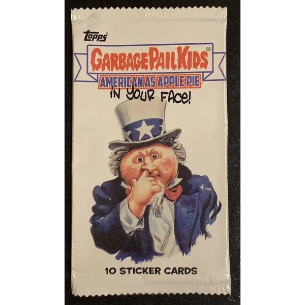 2016 Garbage Pail Kids American As Apple Pie In Your Face Empty Wrapper