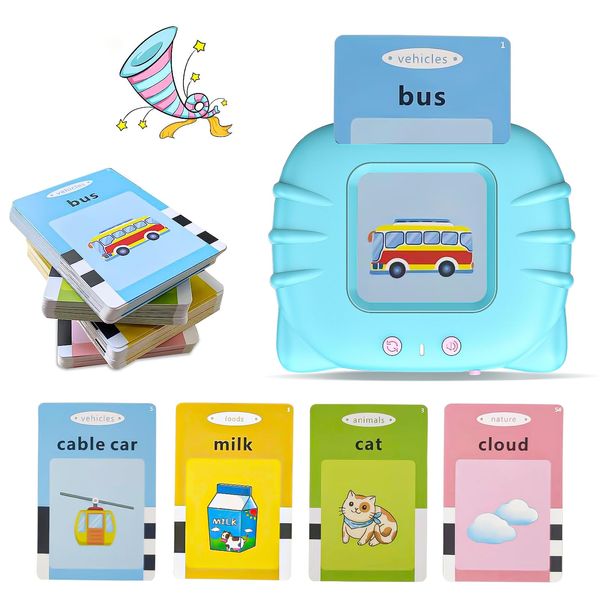 Talking Flash Cards for 3-6 Kids Sight Words Educational Toys Makolle Toddler Learning Toys Speech Therapy Sensory Toys for Autistic Children 224 Sight Words Flashcards Toys Birthday Gifts Boys Girls