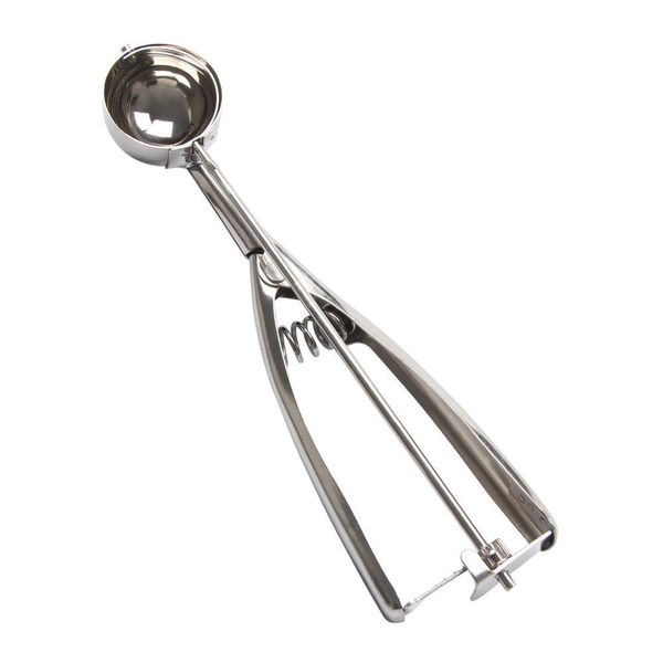 Stainless Steel Ice Cream Scoop With Trigger Release for Cookies Fruits (Small)