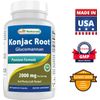 Best Naturals Konjac Root 2000mg, 180 Count