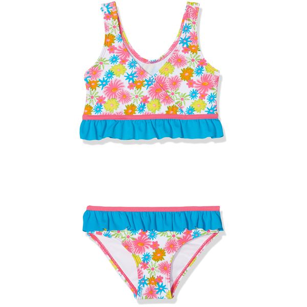 Playshoes Mädchen UV-Schutz Bikini Blumenmeer 461154, 18 - Mehrfarbig, 86-92