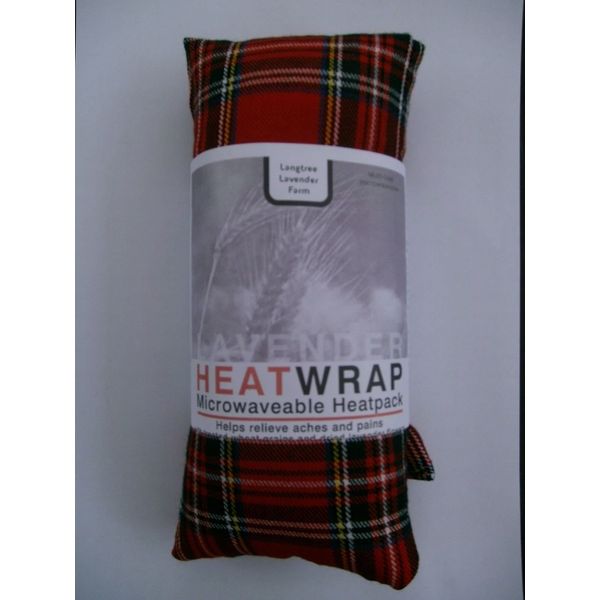 Microwave Cotton Wheat Bag with Lavender - RED Tartan