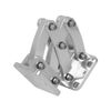 2X Adjustable Heavy Duty Hidden Scissor Hinge Large Aluminum Hardware Mount 90°