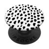 Dalmatian Spots (black/white) PopSockets Swappable PopGrip