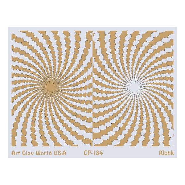 Low Relief Texture Plate Klonk Design - 1 Pc.