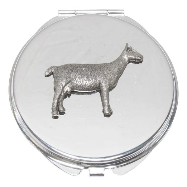 Goat Compact Mirror Handbag Gift With Free Engraving 153