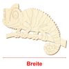 Holz Chamäleon V2 - Deko Basteln 5-50cm, Pack mit:1 Stück, Breite:8cm breit