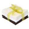 Wash Сloth Towels - 100% Cotton - 9 Pack (Brown Natural & White)