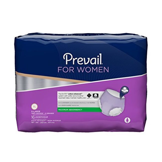 Prevail Daily Underwear, Incontinence, Disposable, Maximum