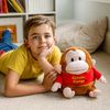 Animal Adventure®| Curious George®|2-in-1 Transformable Character Cape & Plush Pal