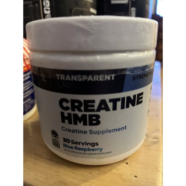 Transparent Labs Creatine HMB Sports Nutrition Bodybuilding Blue Raspberry