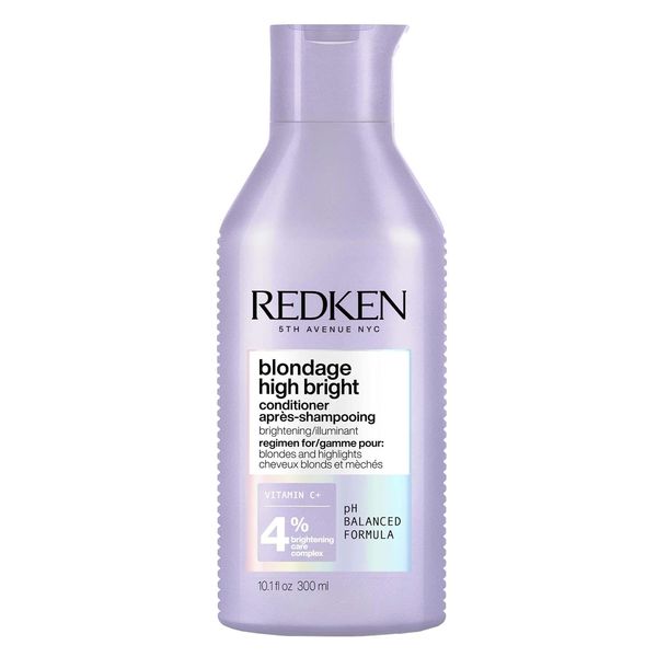 Redken | Spülung für blondes Haar, Aufhellende Wirkung, Mit Vitamin C, Color Extend Blondage High Bright Conditioner, 1 x 300 ml