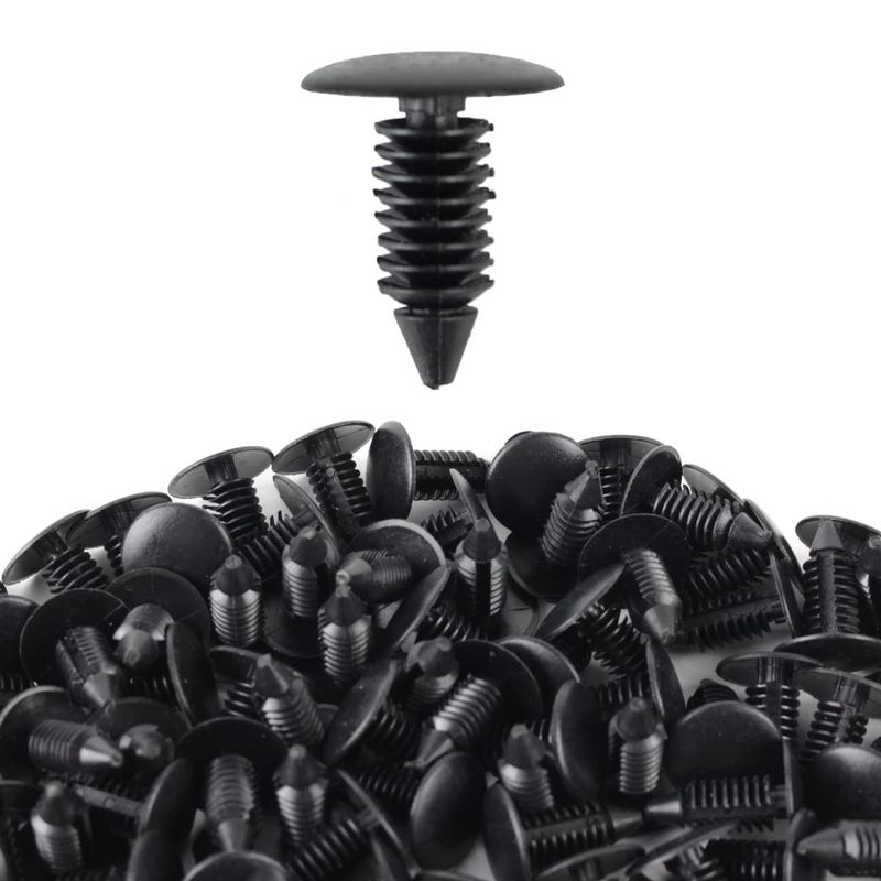 120PCS 8MM BUMPER Clips Retainer Auto Car Plastic Rivets Fastener