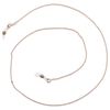 PG-328 Eyeglass Chain PG Series (Pink Gold Chain) Round Oval Z5448