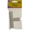 W4 T-Piece Hose Connector - White, 3/4 Inch