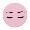 Eyelashes Beauty Make-Up Lashes Eyebrows Look on Pink PopSockets Swappable PopGrip