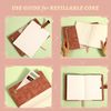 Lock Diary for Women Vintage Lock Journal Refillable Personal Locking Diary L...