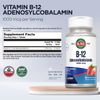 KAL Vitamin B12 Adenosyl 1000mcg Support Micro Tablets 90 Count Strawberry Fl...