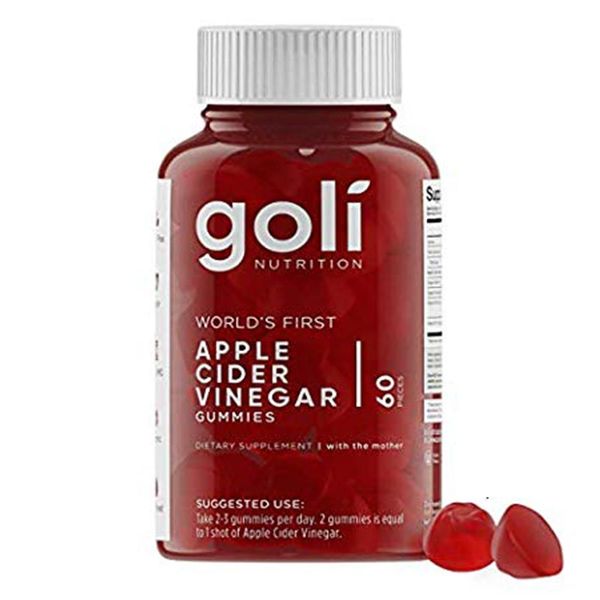 Goli Nutrition World&#39;s First Apple Cider Vinegar Goli Nutrition Apple Cider Vinegar 60 Gummies