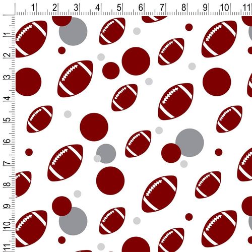 GRAPHICS & MORE Premium Gift Wrap Wrapping Paper Roll Pattern - Football - Ball on White