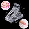EBANKU 100PCS Nail Dual Forms Tips for Poly gel Set, Full Cover Gel Nail Extension Mold Tips & 1Pcs Poly gel Nails Brush & 5Pcs Dual Form Nail Clips