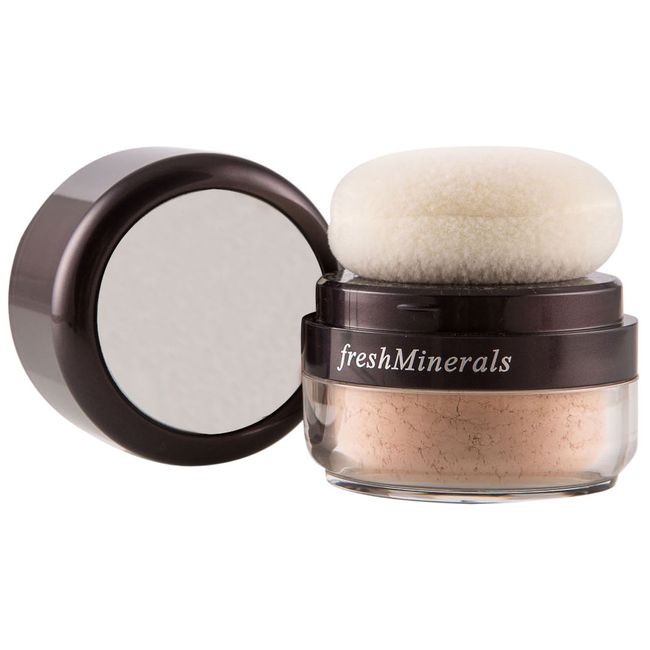 freshMinerals Mineral Powder Foundation, Light Nature Beige, 6 Gram